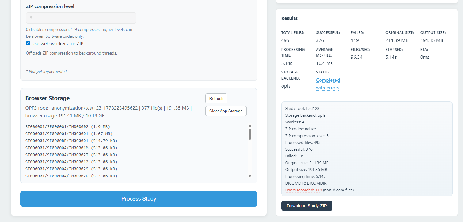 Download Study ZIP button